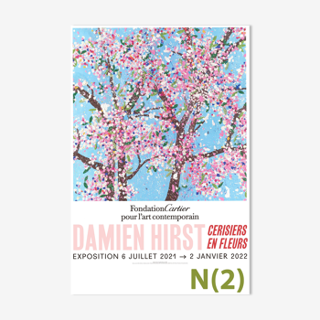 Affiche d'exposition Damien Hirst