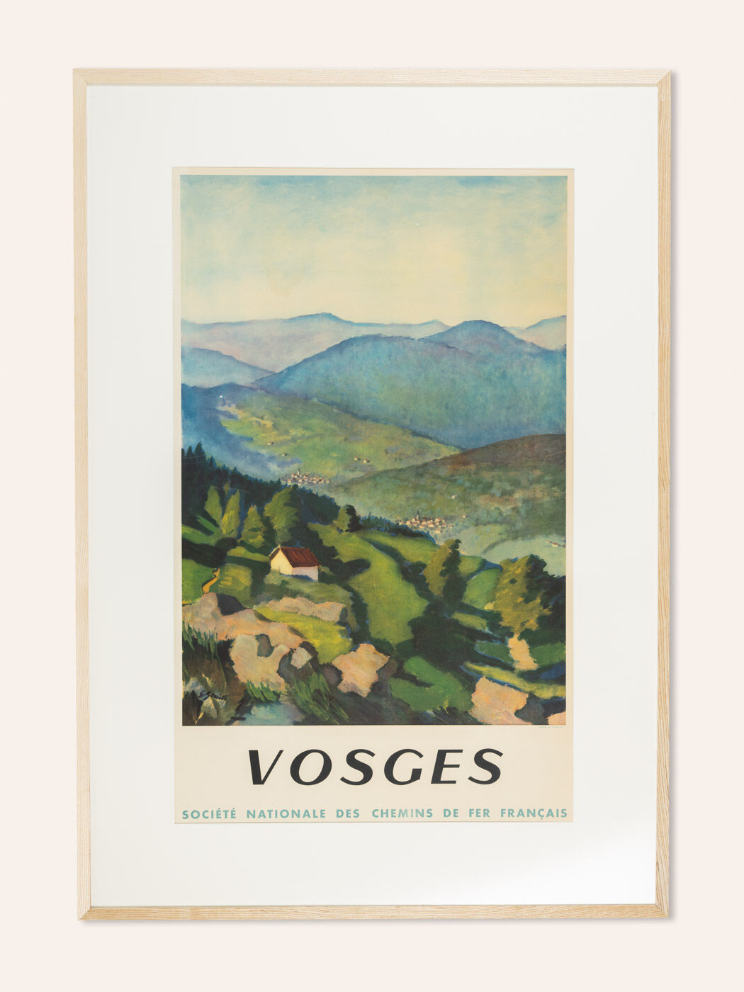 SNCF Travel Poster, Vosges, 86 x 123cm