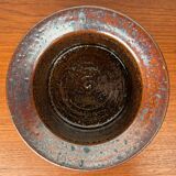 Bol de poterie danoise moderne du milieu du siècle par Erik Askholm, années 1960