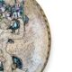 Plat en terre cuite et porcelaine émaillée nu féminin, Helen Mai