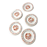 Set of 5 Arcopal dessert plates Flora collection