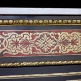 Napoleon III sideboard (late 19th century), marble, Boulle marquetry.