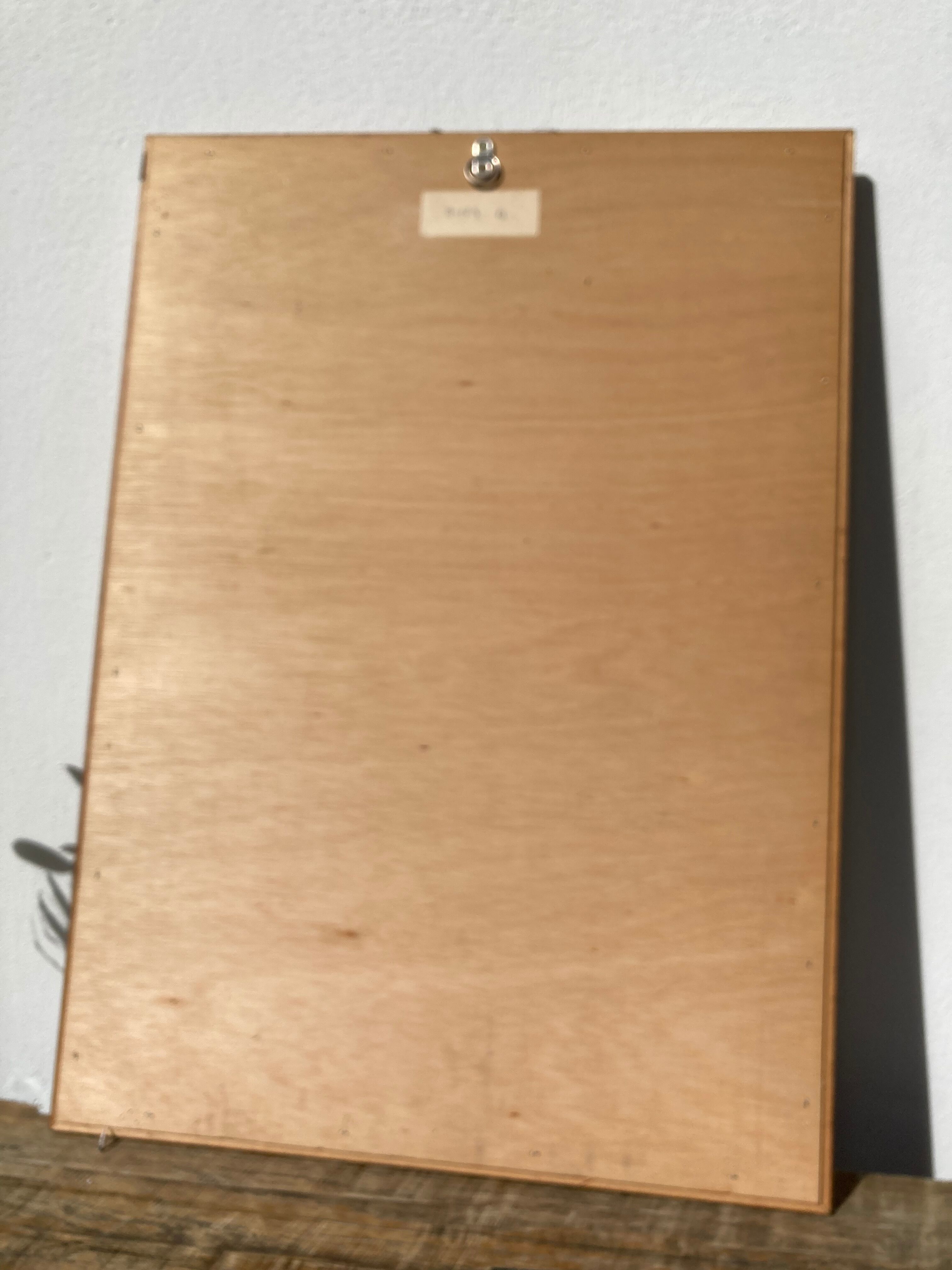Antique mirror in rectangular beveled gilded wood in Louis XVI style