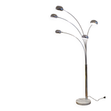 Lily of the valley floor lamp with 5 branches