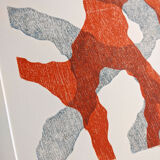 Red & blue poster