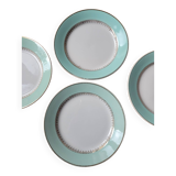 Set of 4 Senlis Luneville flat plates