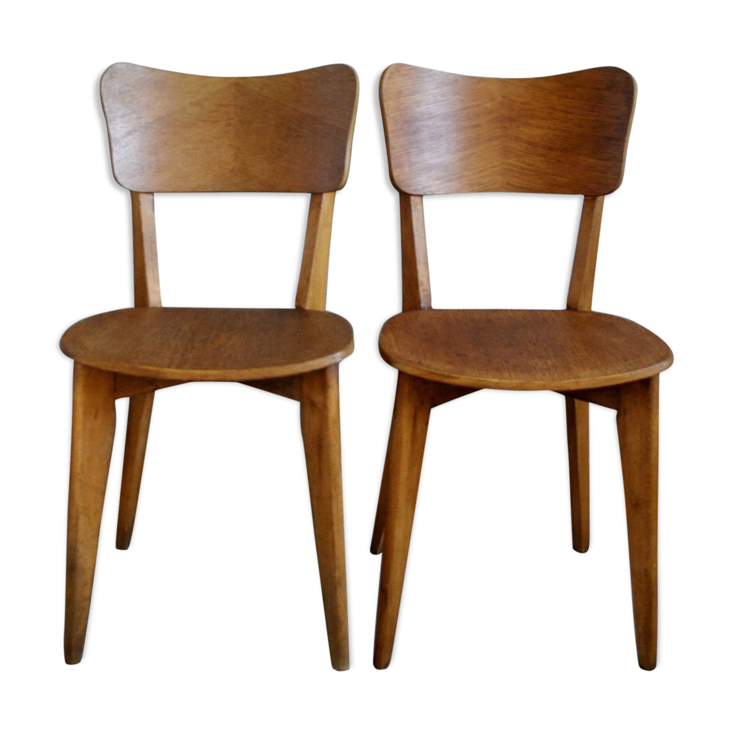 Paire de chaises vintages anciennes