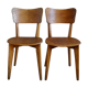Paire de chaises vintages anciennes
