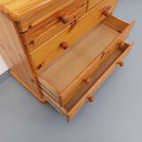 Vintage pine chest of drawers from the 70s