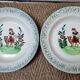 Faience plates Moulin des loups 1940/50