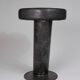 Solid wood sculptural side table, original contemporary design, logniture