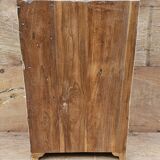Ancien chevet - cabinet tribal en teck birman