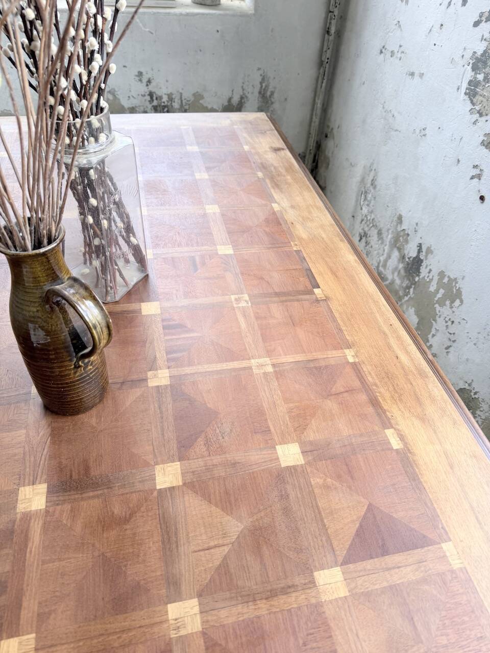 Oak table in Louis XIV style 1900