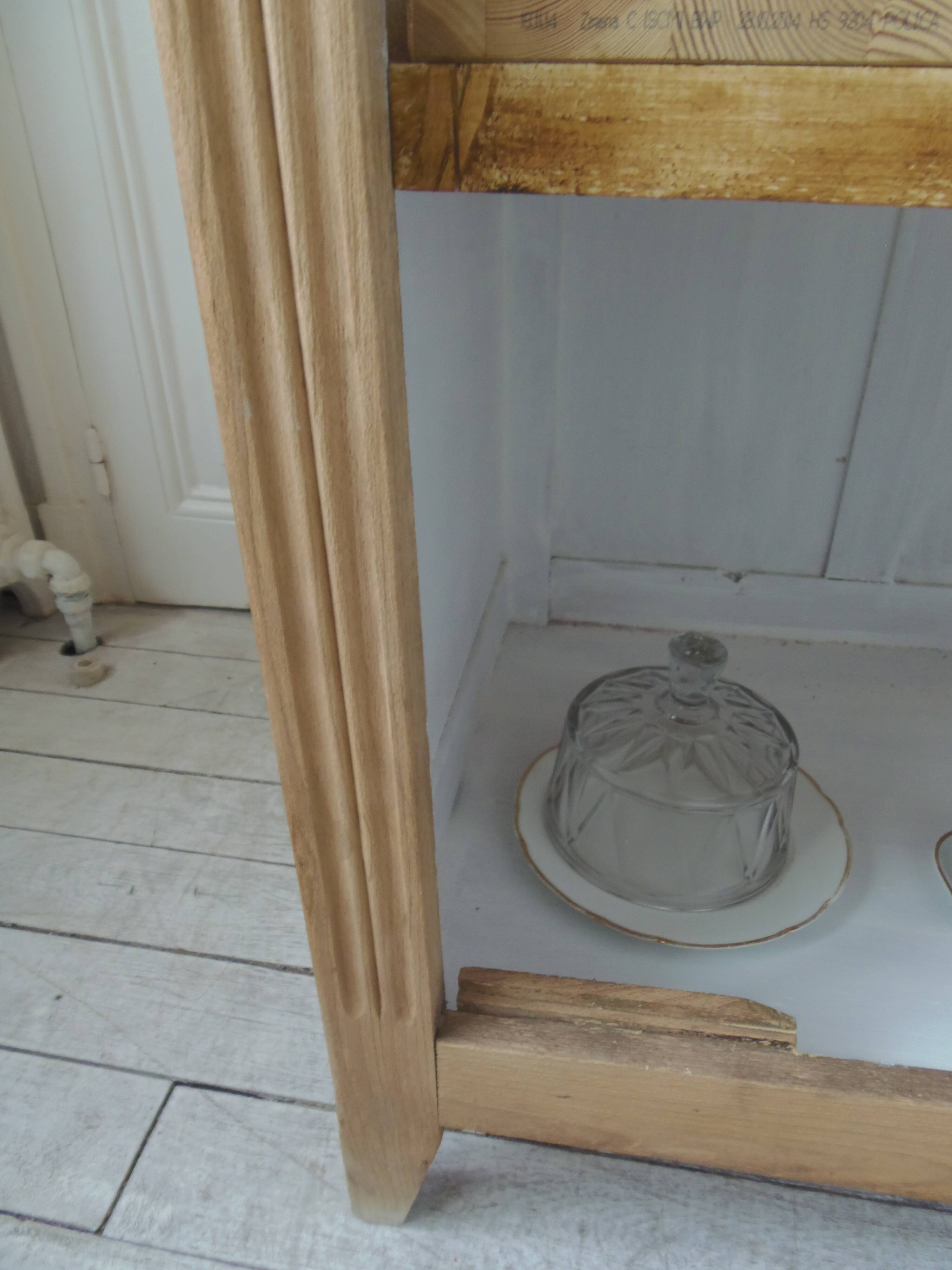 Wardrobe, vintage Parisian dresser has been completely sanded and waxed.