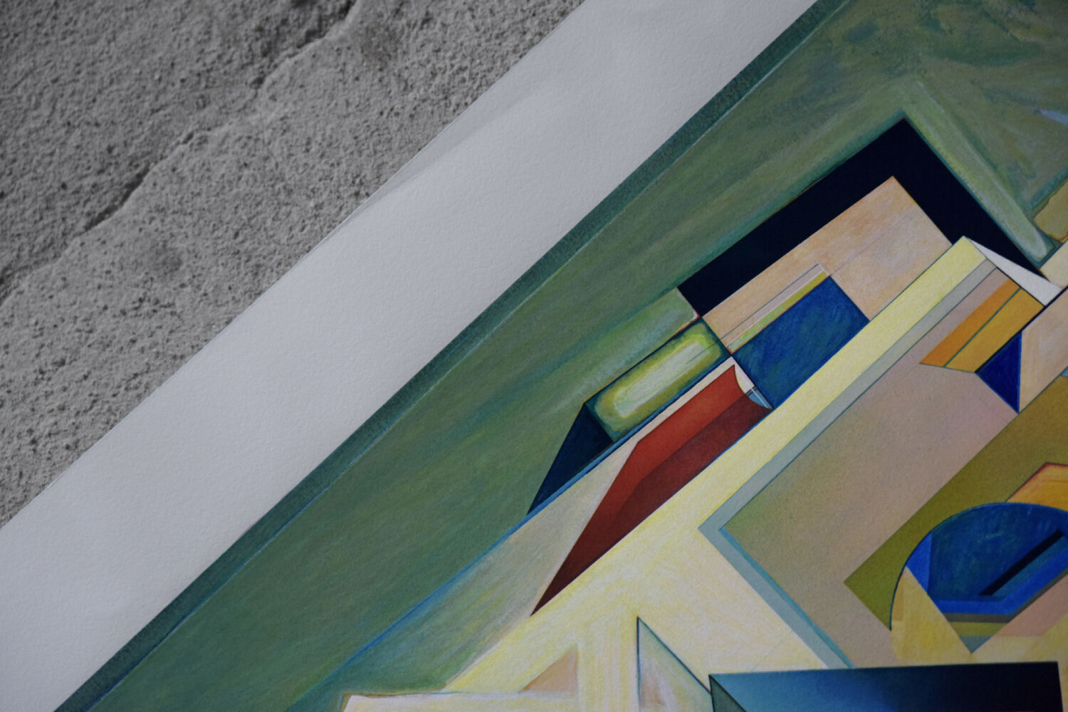 Mondschiff, Original Serigraph by Peter Foeller, 1990