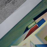 Mondschiff, Original Serigraph by Peter Foeller, 1990