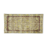 Tapis vintage anatolien fait main 213 cm x 107 cm