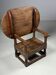 English monk chair table oak 18th century