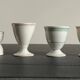4 antique ceramic egg cups