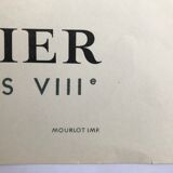 Affiche éditée en lithographie d'après jacques villon, galerie charpentier, 1961 (mourlot)