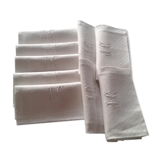 9 Towels. JC cotton monogram