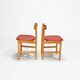 Set of 8 Mid Century Dining Chairs by Borge Mogensen, Swedish Design 1950’s
