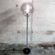 Vintage smoked glass floor lamp, 1970s