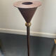 Trio of vintage brass and copper candle holders