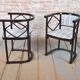 Art Nouveau Seating Set in Beech from J.F.M. Hoffmann, Austria, 1910s, Set of 3