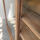 Enfilade vitrée en chêne, années 50