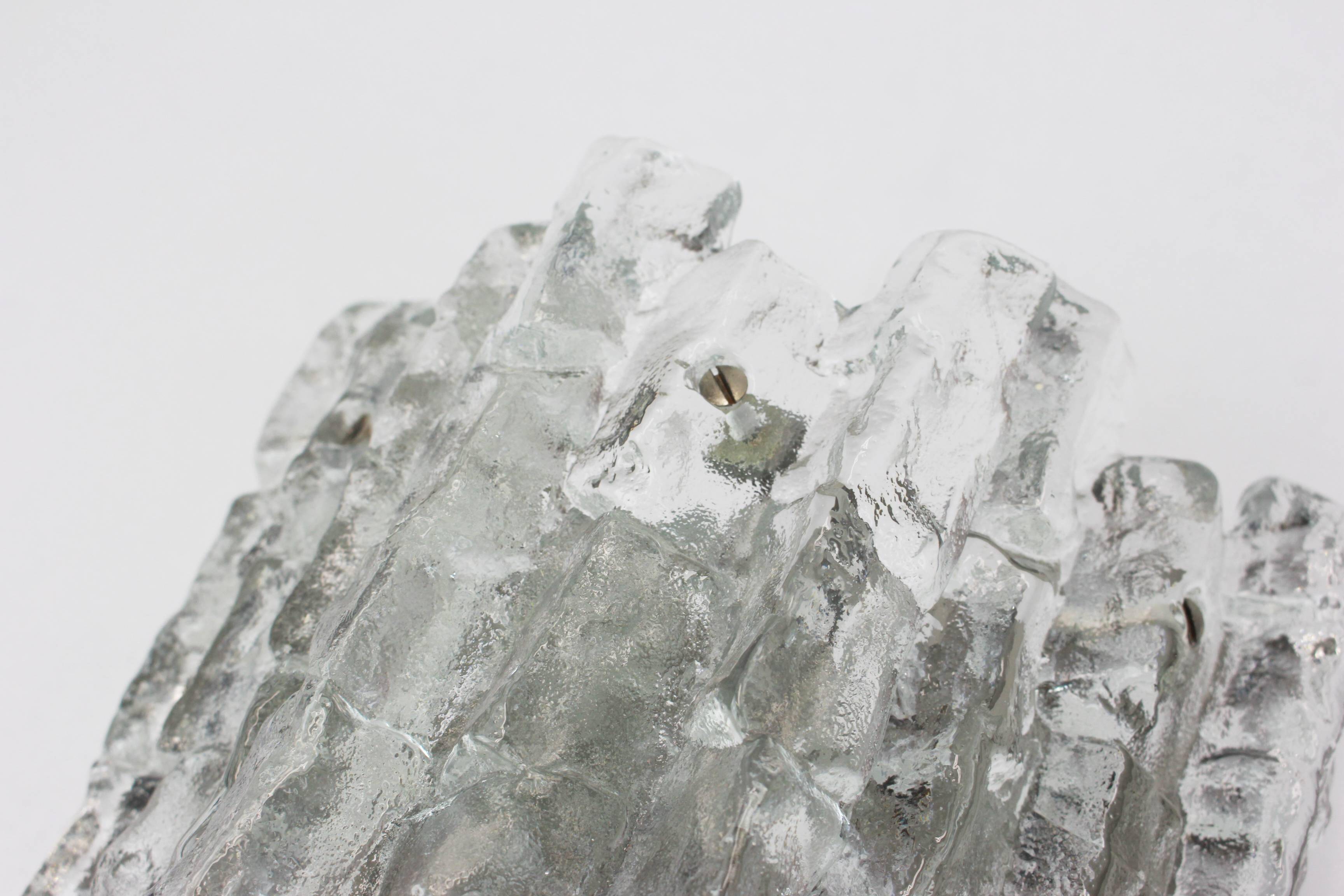 Pairs of large Kalmar wall lights, Austria, 1960s