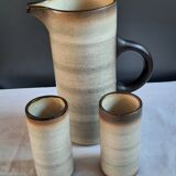Pitcher and glasses