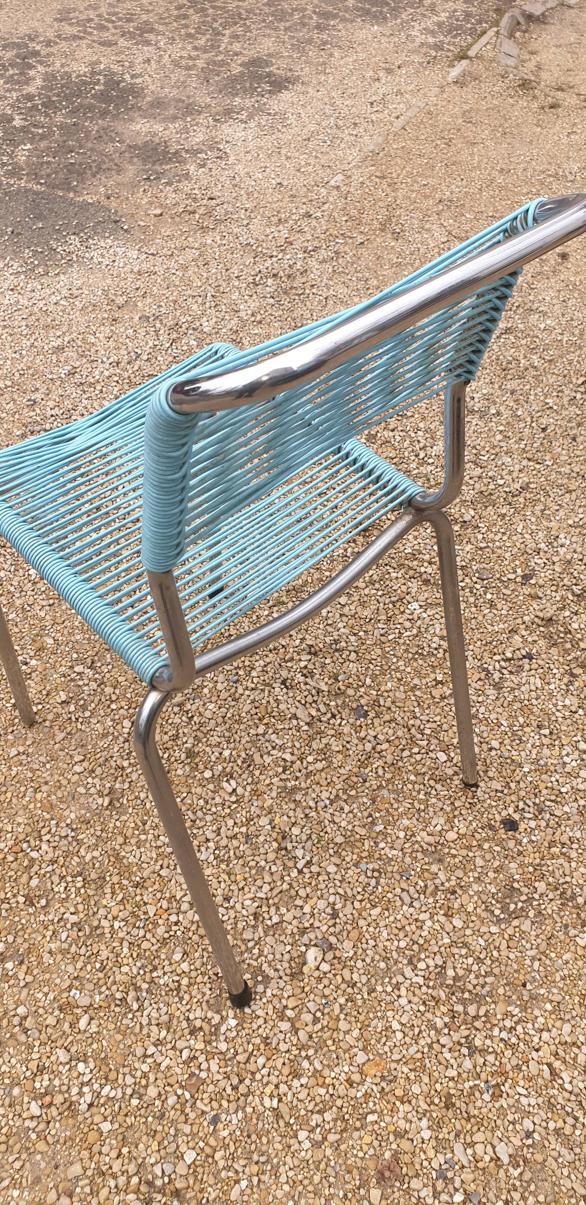 Scoubidou chair seventies