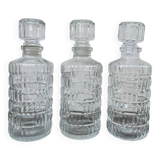 Vintage glass bottles flasks