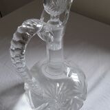 Ancient crystal wine carafe