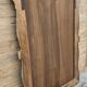 Art Deco mirror in Burmese teak
