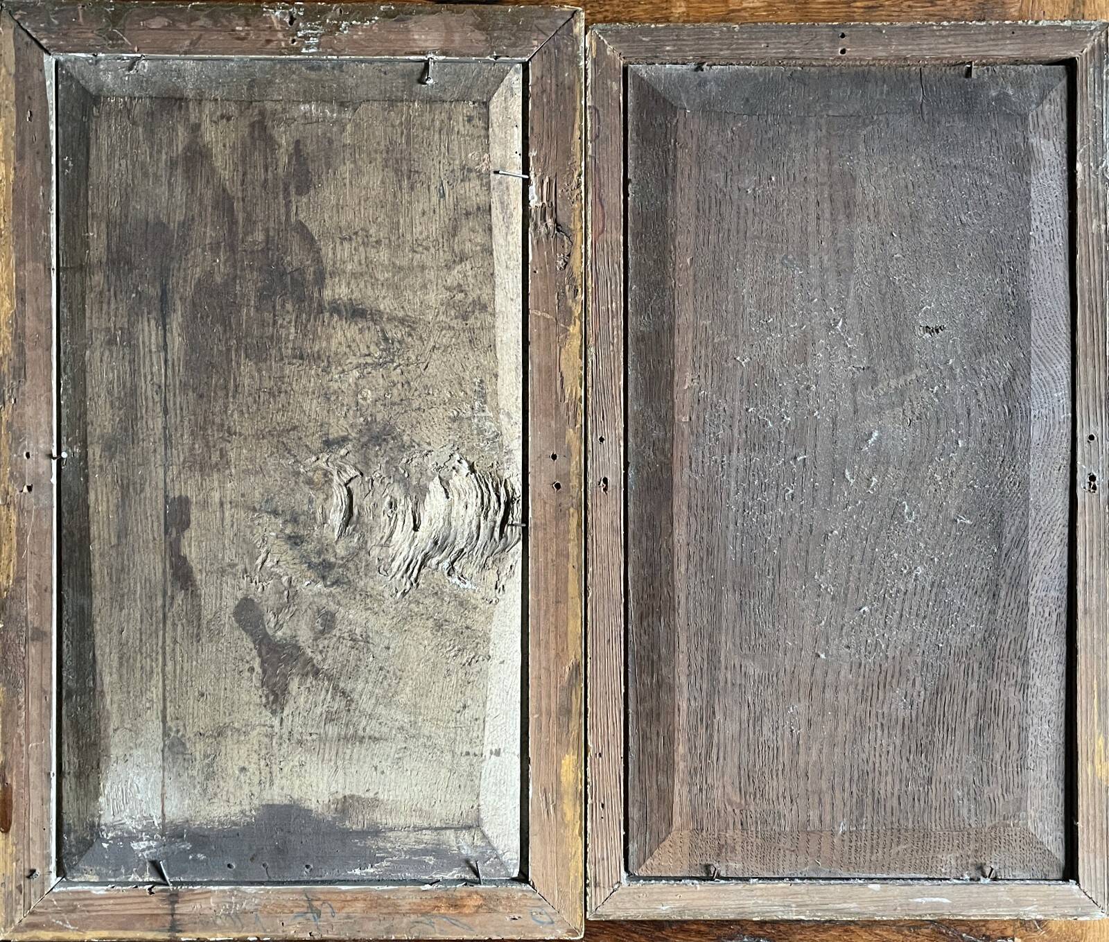 Paintings during HSP Flowers 1897 signed for restoration