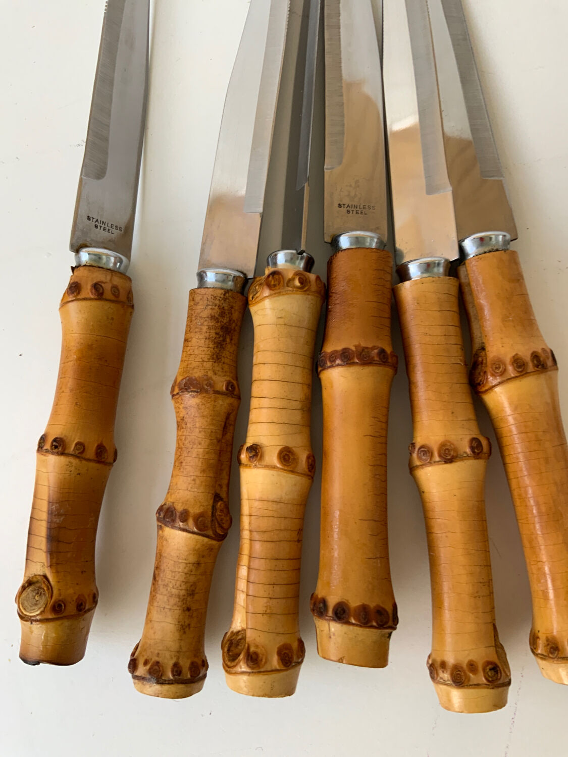 Selency bamboo knives x Monoprix Croisé Laroche