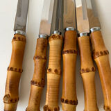 Selency bamboo knives x Monoprix Croisé Laroche