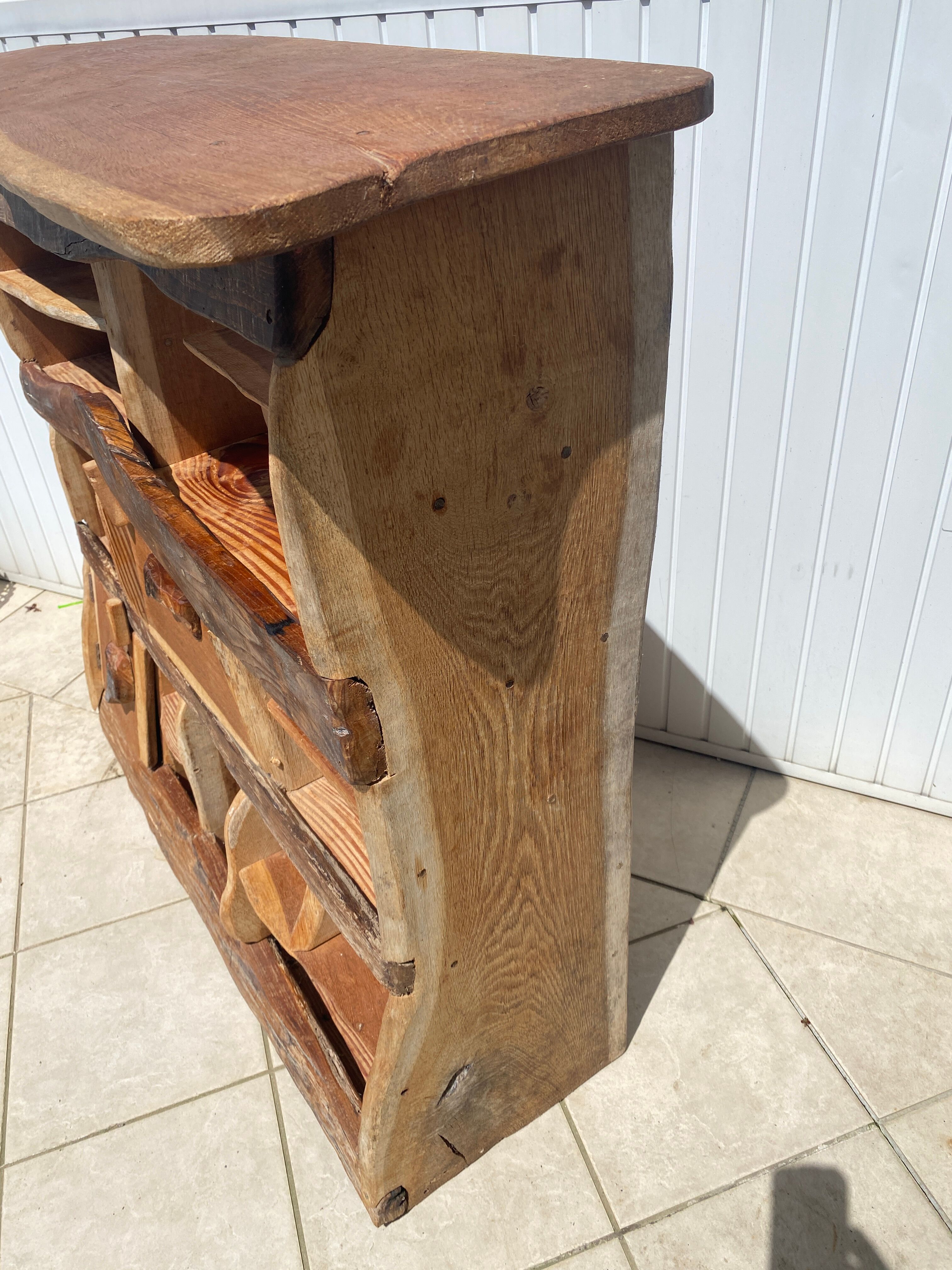 Brutalist chalet bar buffet furniture