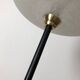 1950s-60s floor lamp with 2 lights - shelf - magazine holder