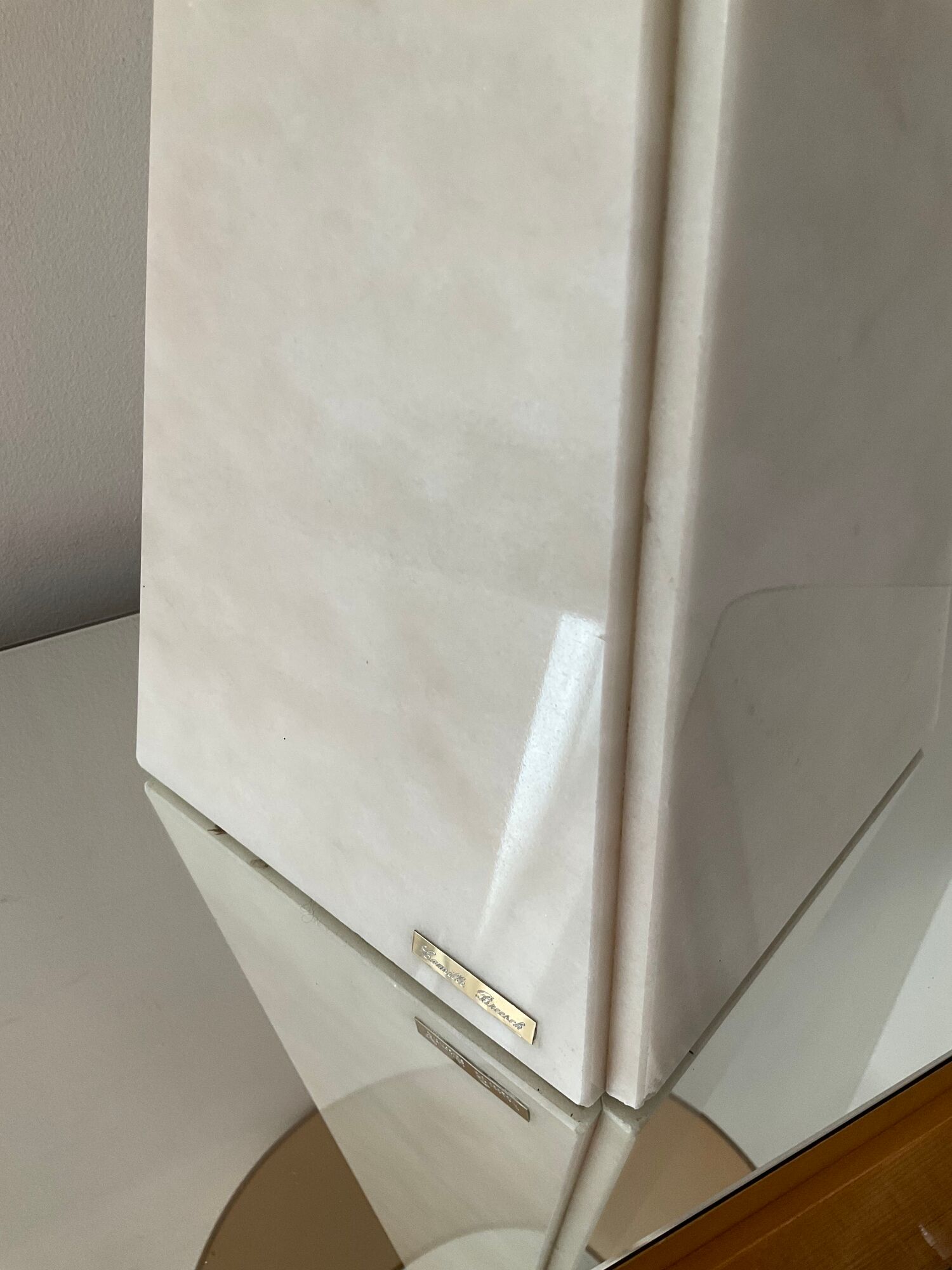 Lamp by Camille Breesch in marble 70s