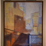 Abstract painting "Venice" by Monique Breton-Prouté, also known as Pehem