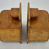 1938s Pair of Art Deco Bedside Tables, Czechoslovakia