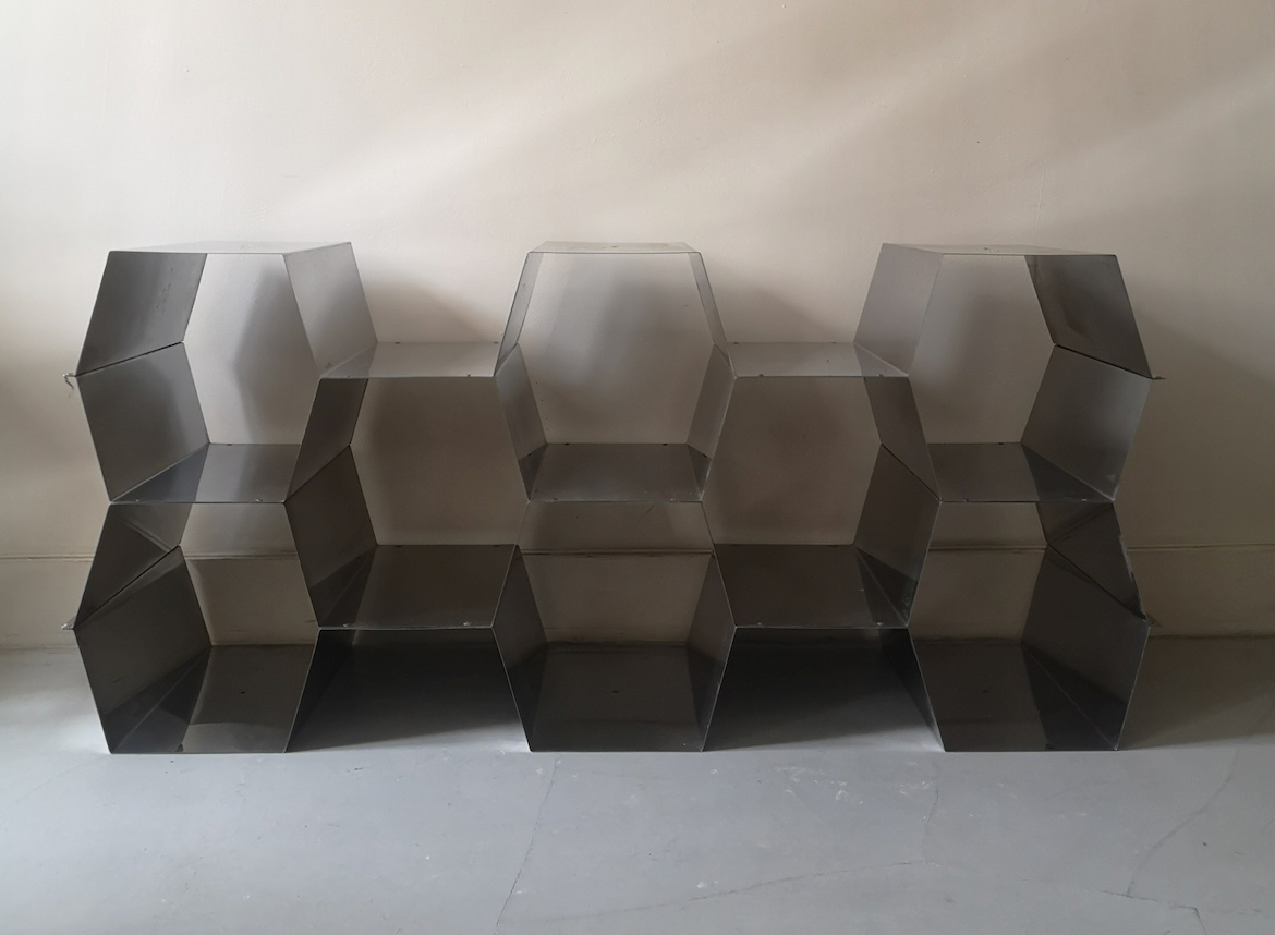 Metal floor library 1970