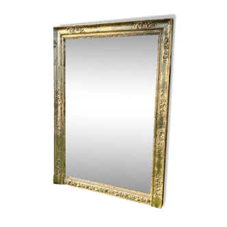 Large gilded mirror 163 x 117 – 19th century