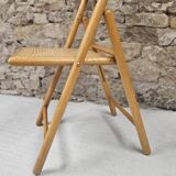 Folding cane chair from 1980