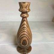 Wooden candlestick Nopjes woodturning handmade