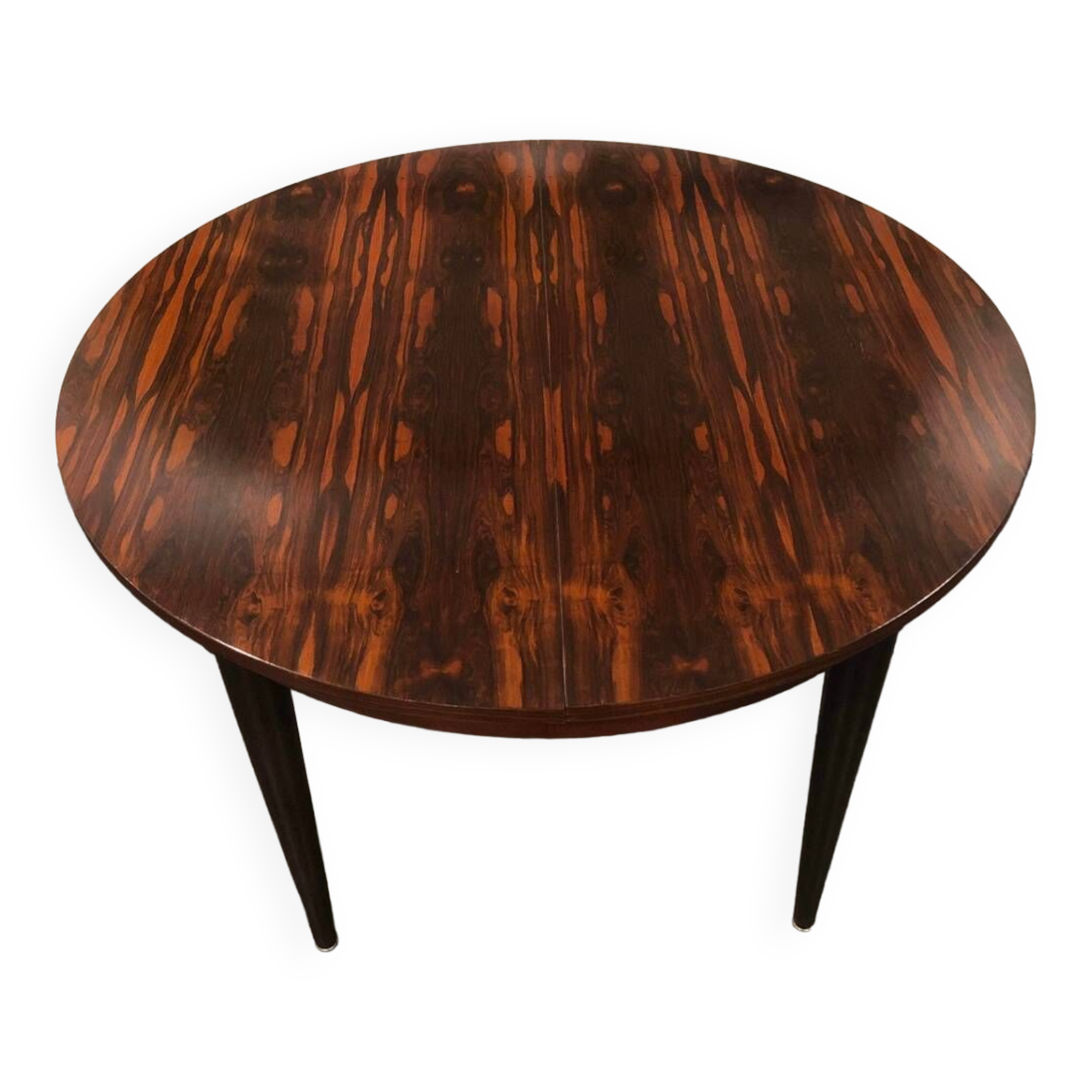 Scandinavian extendable round table in rosewood, 1960s