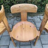 3chairs in pine by Antti Nurmesniemi
